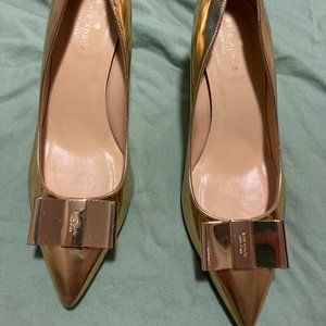 Kate Spade Gold Heels